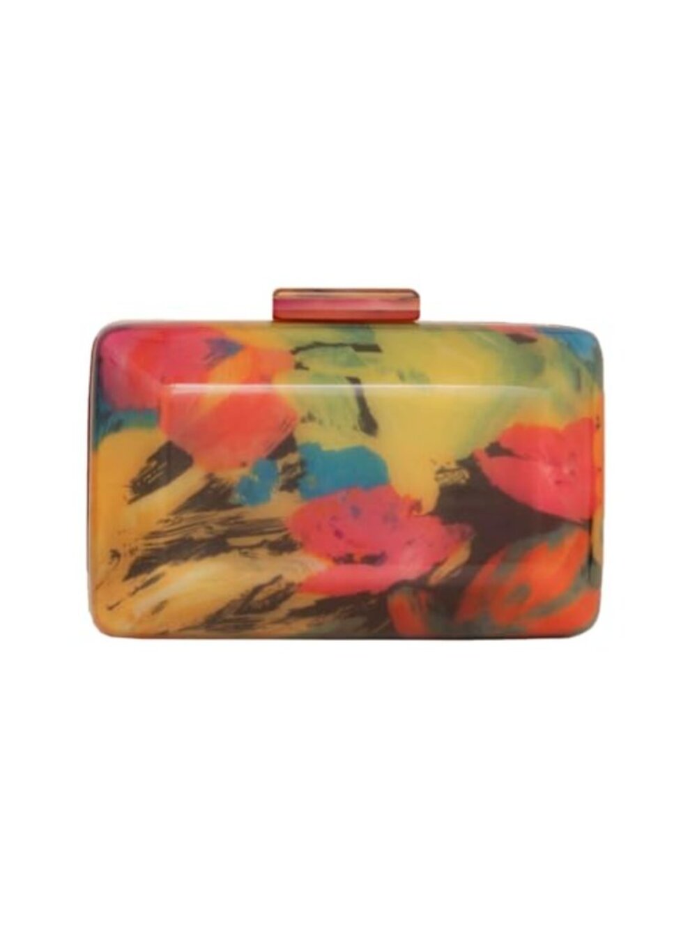 Acrylic Clutch Evening Bag with Detachable Chain Shoulder Crossbody Purse for